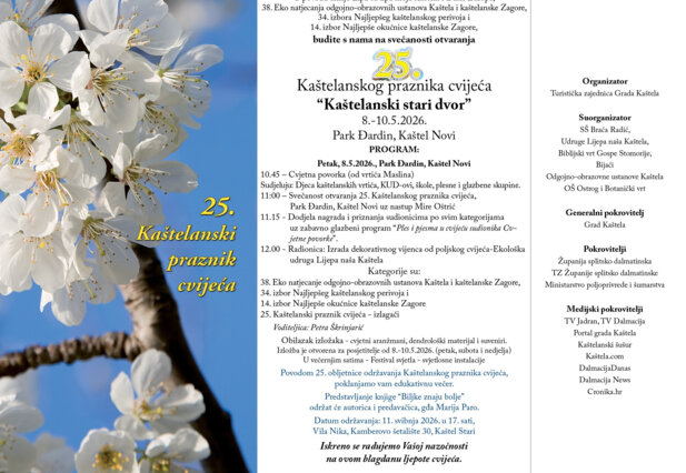 25. KAŠTELANSKI PRAZNIK CVIJEĆA