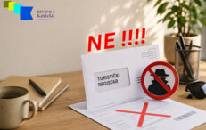  UPOZORENJE ZA IZNAJMLJIVAČE - TURISTIČKI REGISTAR